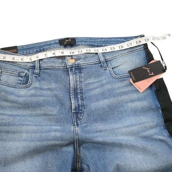 7FAM Jen7 Women's Mid-Rise Stretch Denim 50/50 Ankle-Skinny Jeans Plus Size 18 - Picture 7 of 16